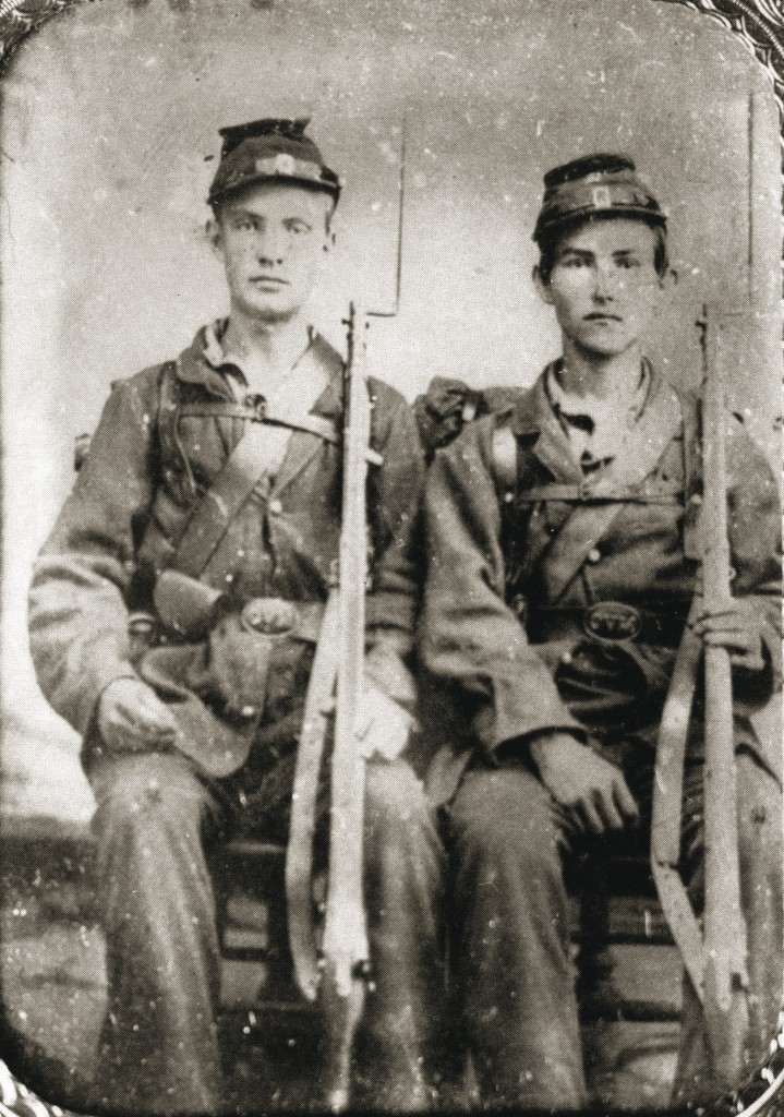 Samuel Chamberlain (left) and friend Scott.